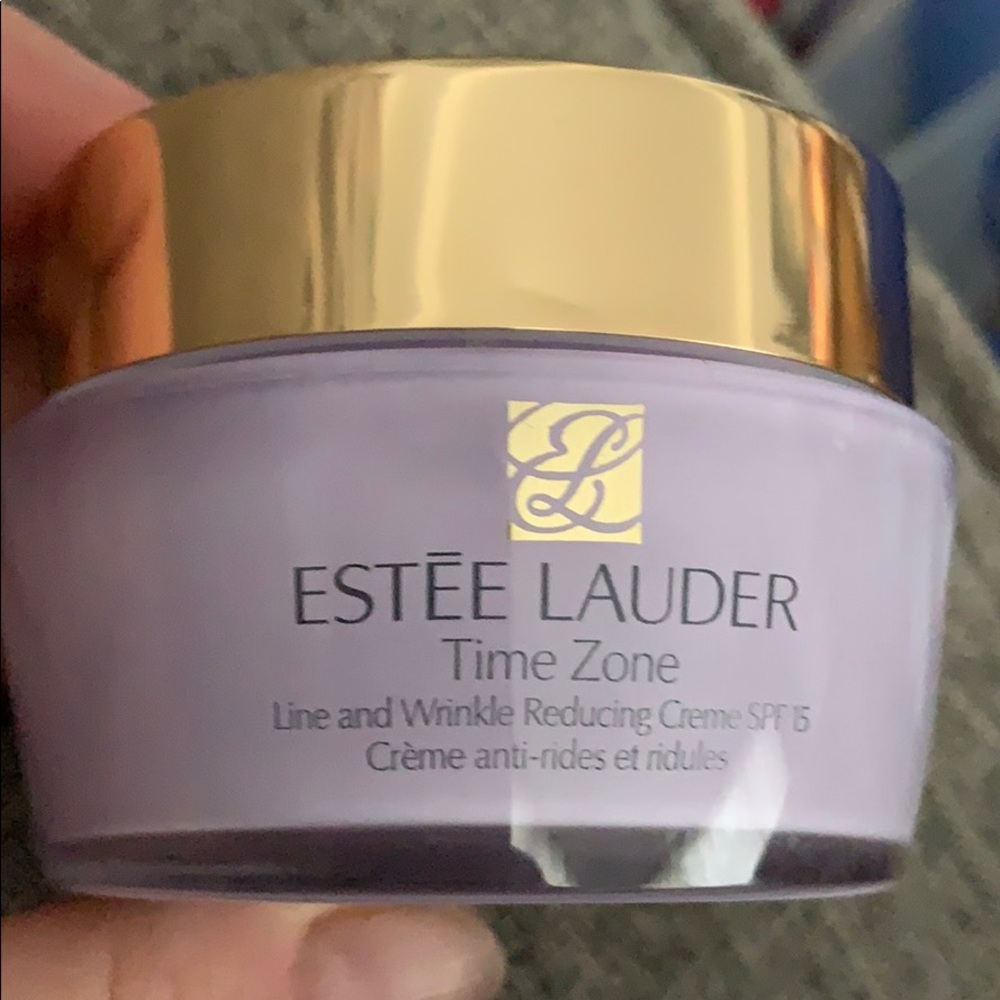 Estee Lauder time zone line and wrinkle cream